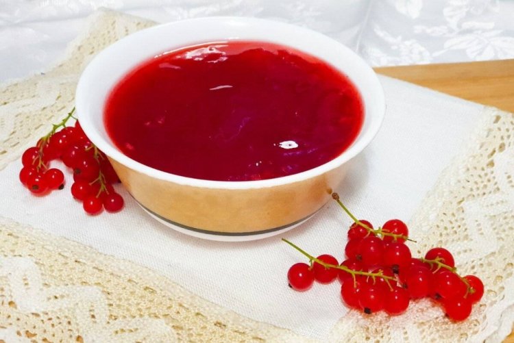 Желе из малины и смородины