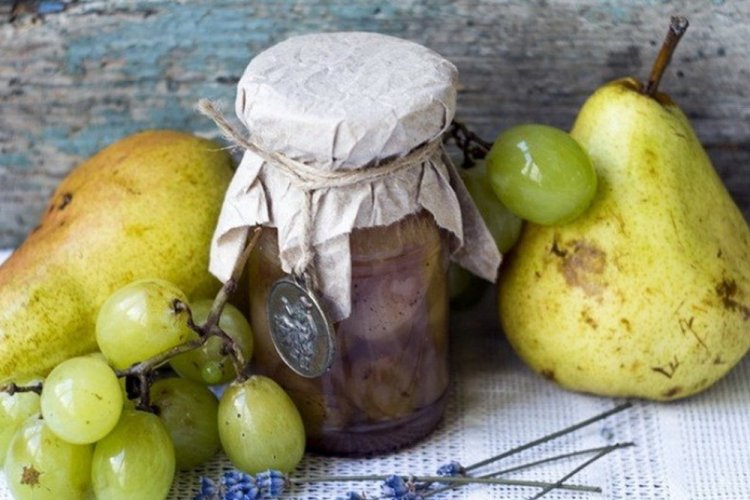 Варенье из винограда и груши на зиму