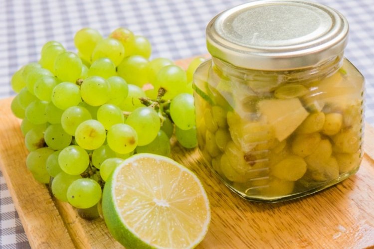 Варенье из винограда с лаймом