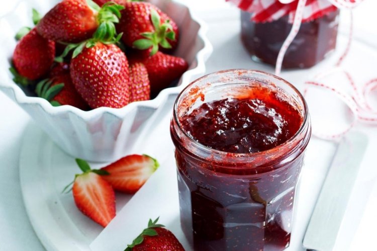 Джем из сливы и клубники