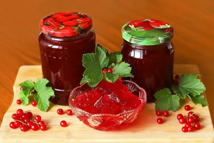 Конфитюр из красной смородины без крахмала