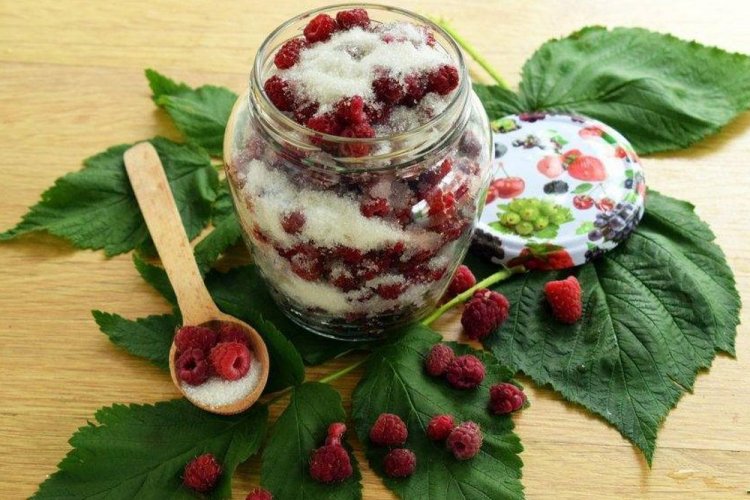 Малина в сахаре на зиму
