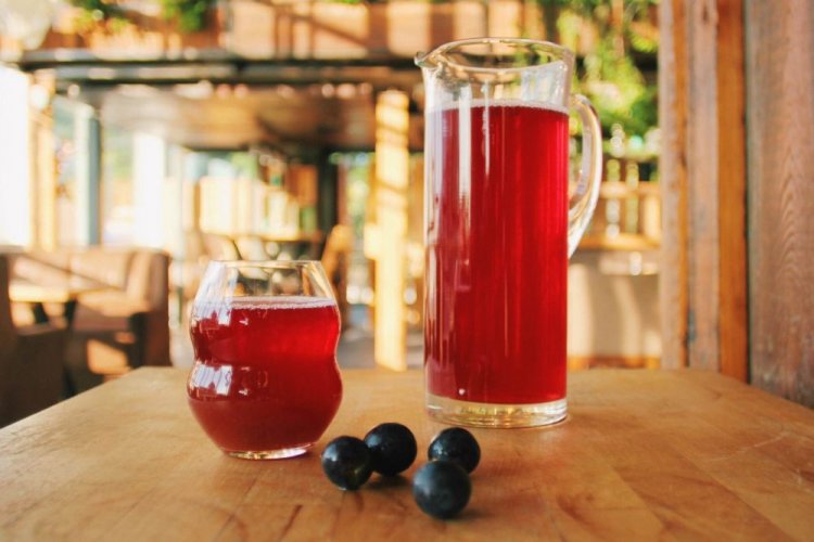 Компот из ирги и терна