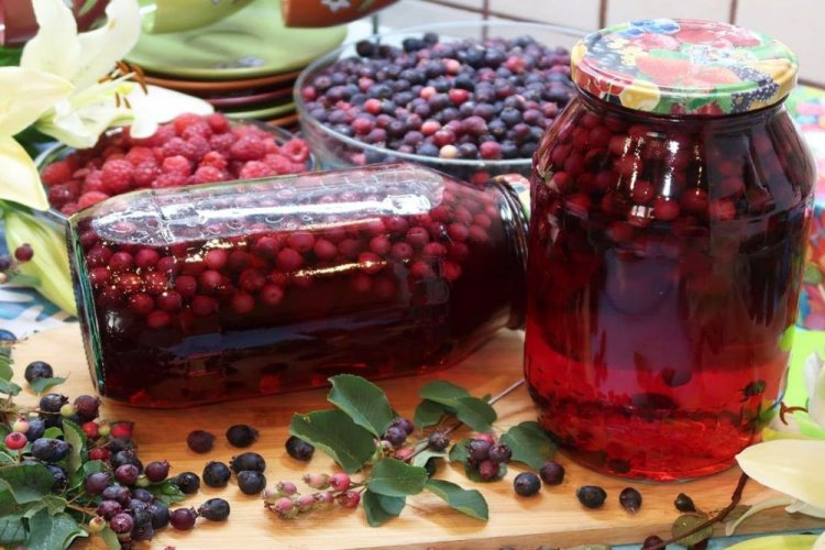 Компот из ирги на зиму