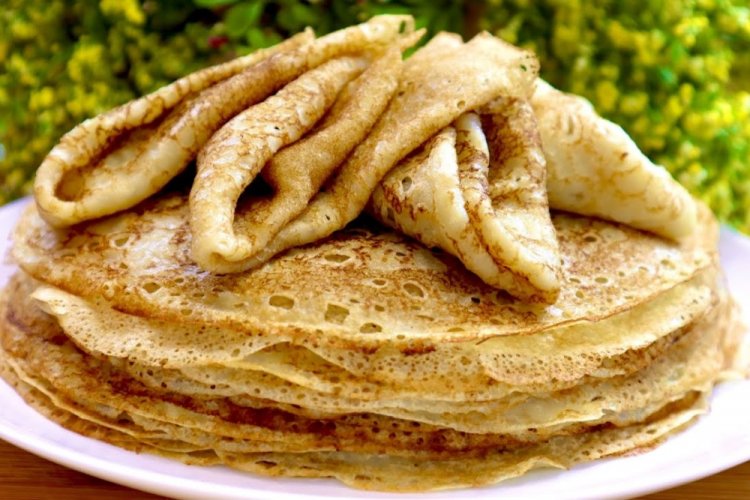 Постные блины на завтрак