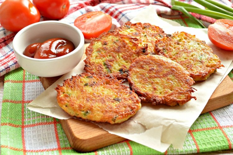 Постные драники