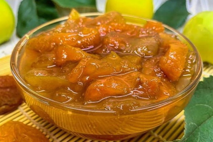 Варенье из ранеток с курагой