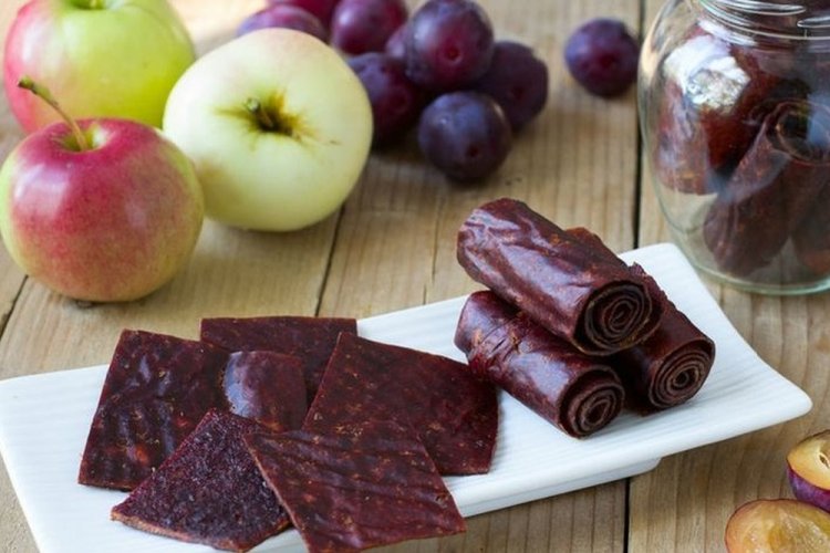Пастила из слив и яблок без сахара