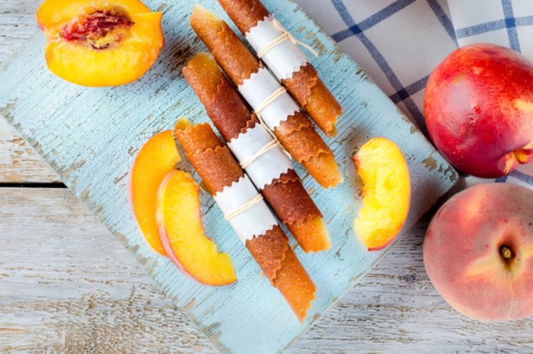 Фруктовая пастила из персиков