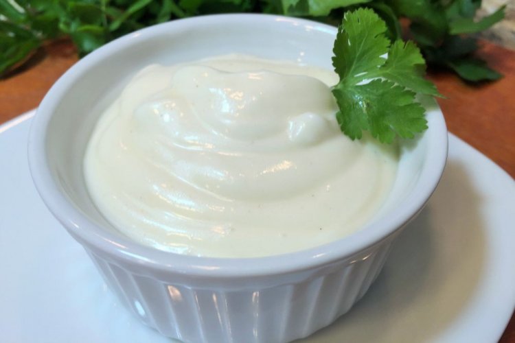 Постный майонез на овсяном молоке