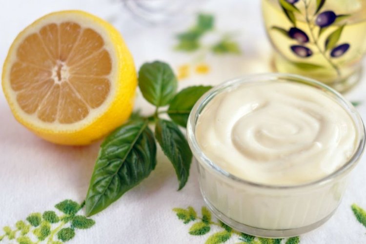 Постный майонез на рассоле от консервированных оливок