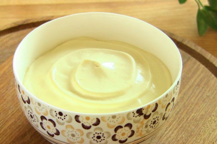 Постный майонез из рассола от консервированной кукурузы