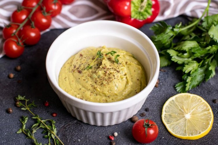 Гороховый майонез без молока и яиц