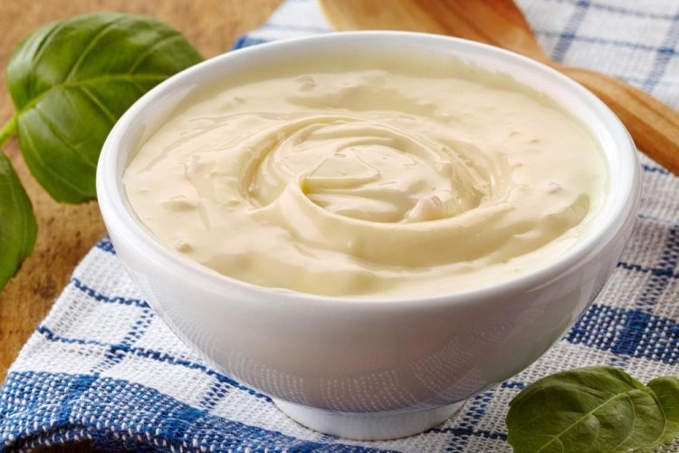 Постный майонез на грибном бульоне