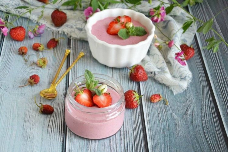 Мусс из клубники