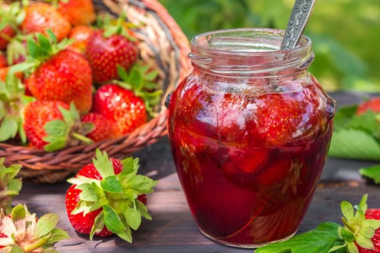 Варенье-пятиминутка из клубники с фруктозой