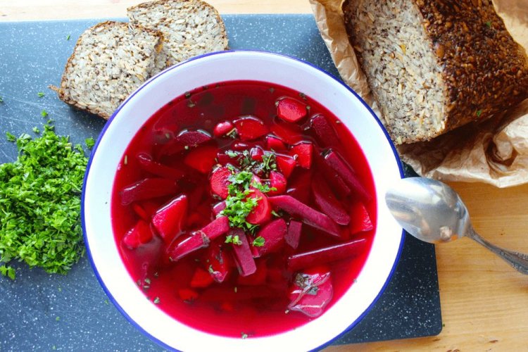 Борщ без капусты и мяса