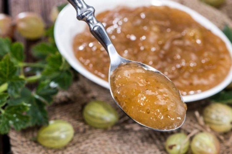 Конфитюр из крыжовника и банана