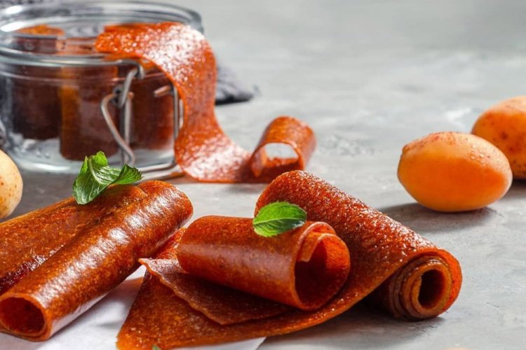 Абрикосовая пастила с мятным ароматом