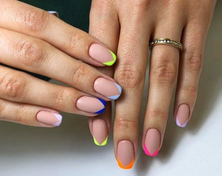 Цветной френч