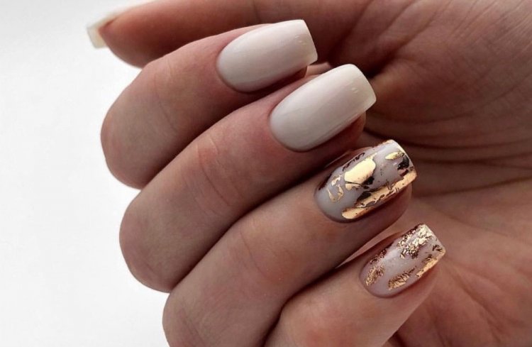 Акценты с эффектом металлик