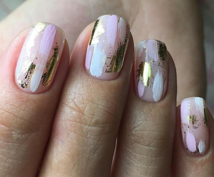 Акценты с эффектом металлик