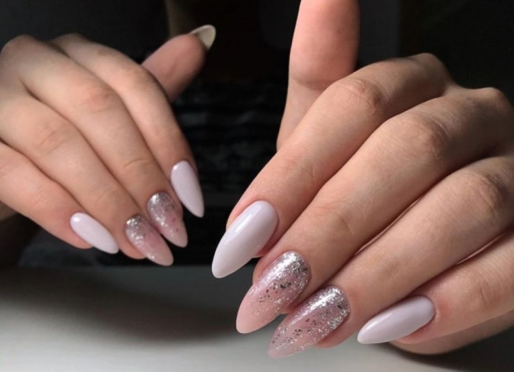 Растяжка блестками