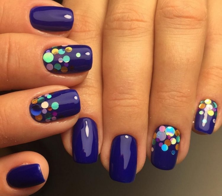 Растяжка блестками