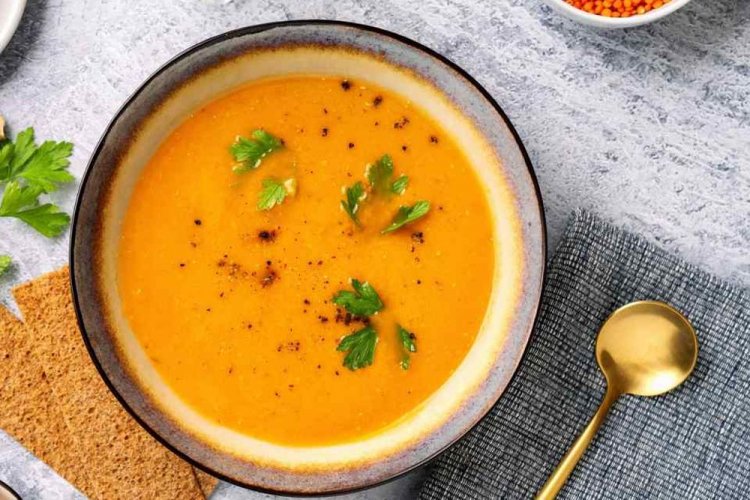 Суп-пюре из чечевицы