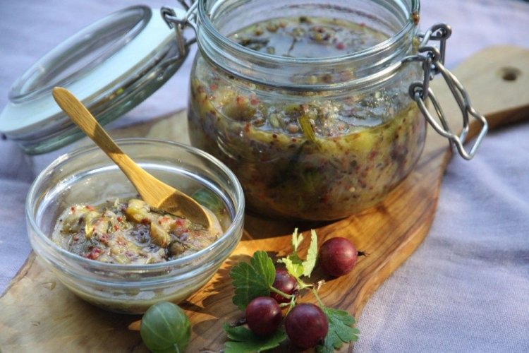 Чатни из крыжовника с апельсином