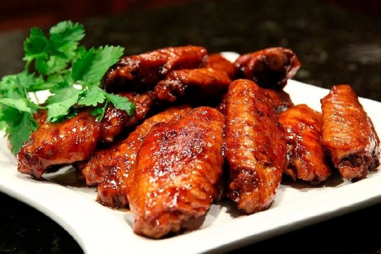 Острые куриные крылышки на мангале