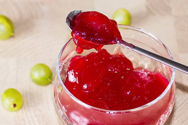 Повидло из крыжовника и малины