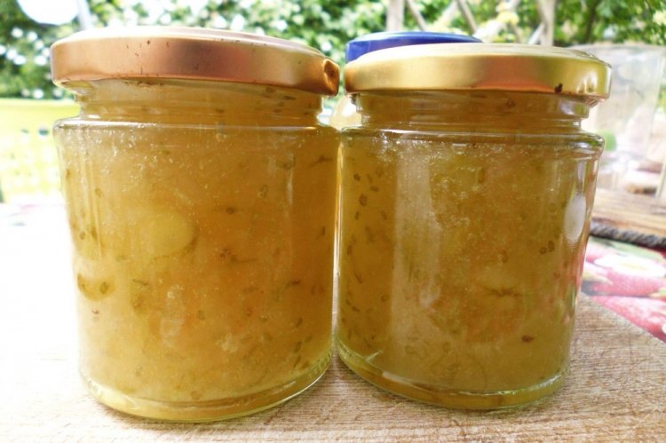 Повидло из крыжовника с лимоном