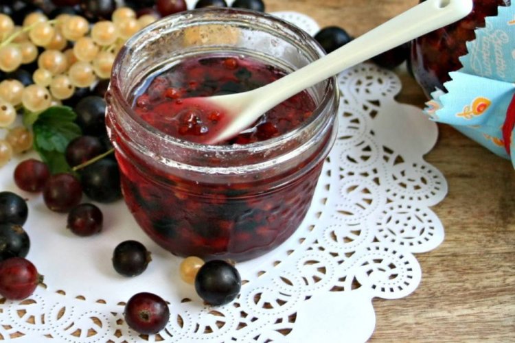 Варенье из белой и черной смородины