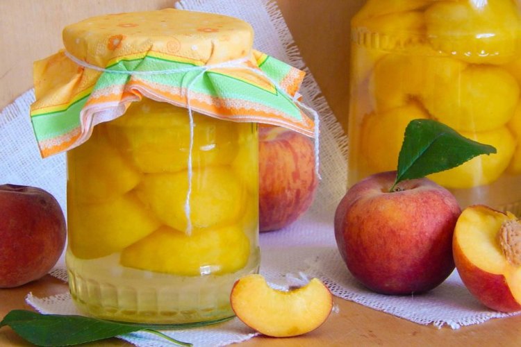 Компот из нектаринов без кожуры