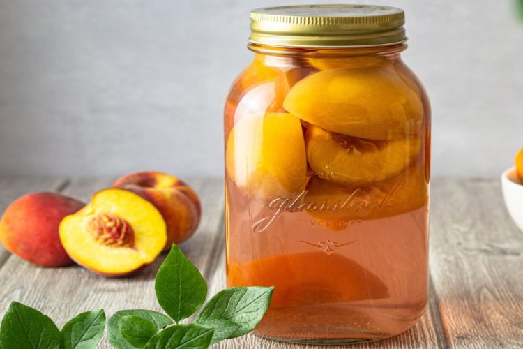 Ванильный компот из нектаринов на зиму