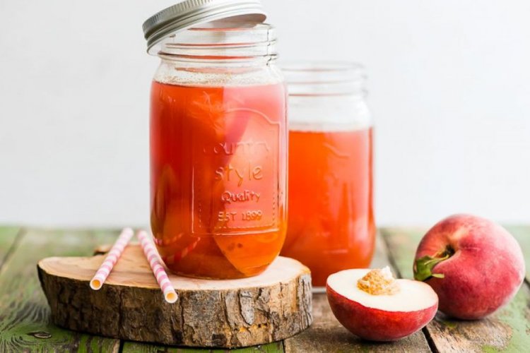 Компот из нектаринов с мякотью