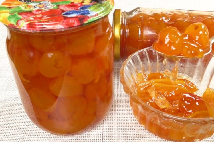 Джем из желтой черешни