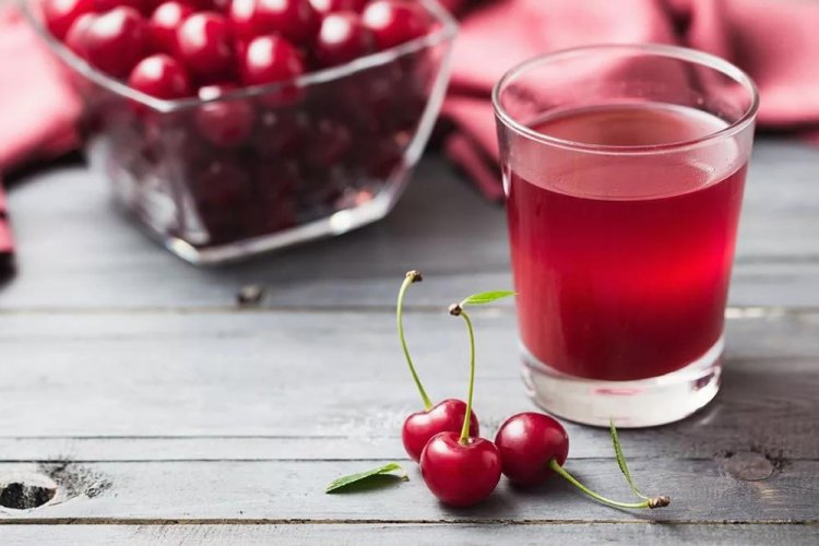 Морс из замороженной вишни