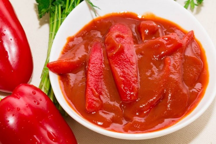 Лечо из болгарского перца, помидоров и лука на зиму