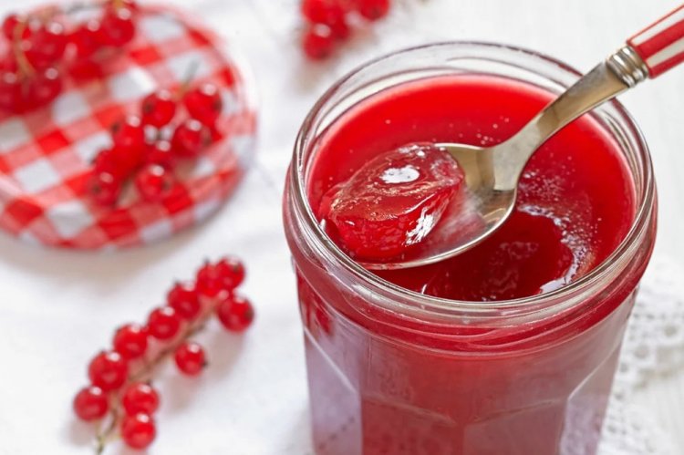 Желе из красной смородины с агар-агаром без косточек