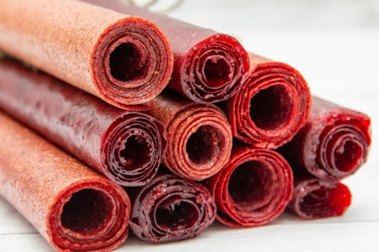 Фруктовая пастила со сливой