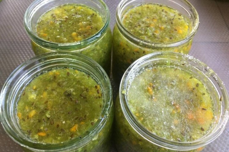 Варенье-пятиминутка из крыжовника с лимоном