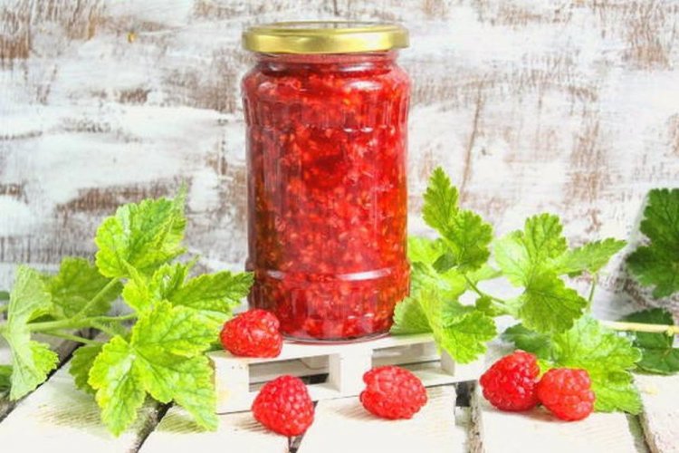 Малина с имбирем на зиму без варки