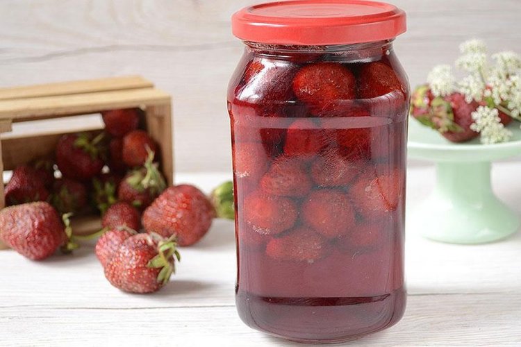 Клубника в собственном соку без стерилизации