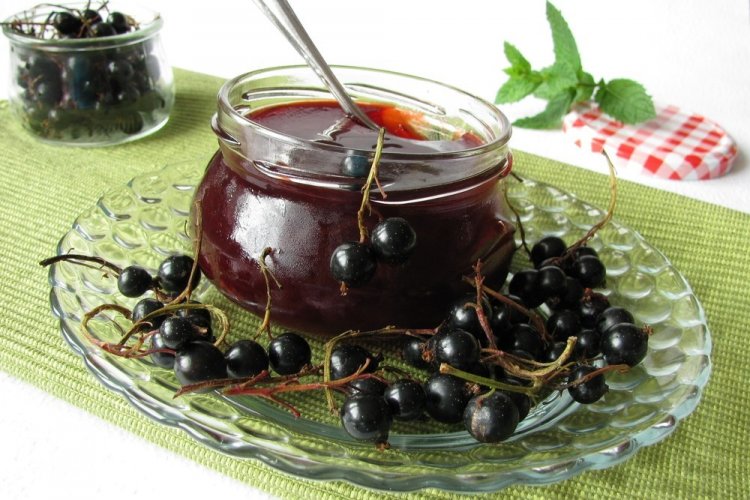 Варенье из черной смородины с желатином без варки