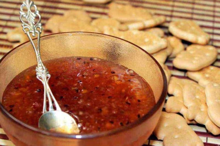 Ванильное желе из крыжовника с апельсинами