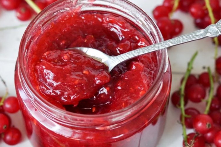 Повидло из красной смородины и груши