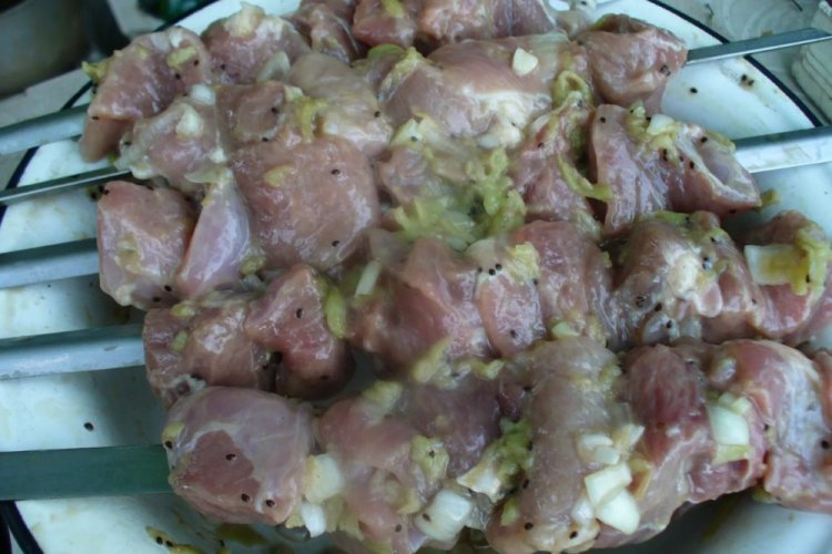 Маринад для мяса с киви