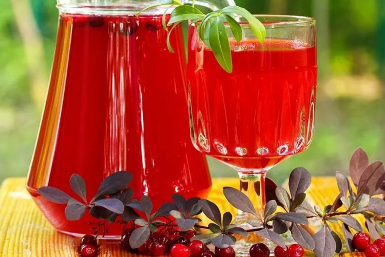 Морс из облепихи и клюквы